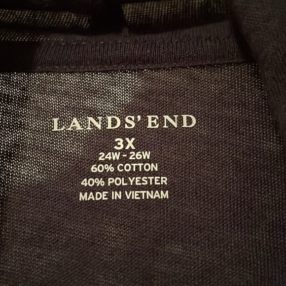 Black Open Front Cardigan by Land’s End - Picture 2 of 3